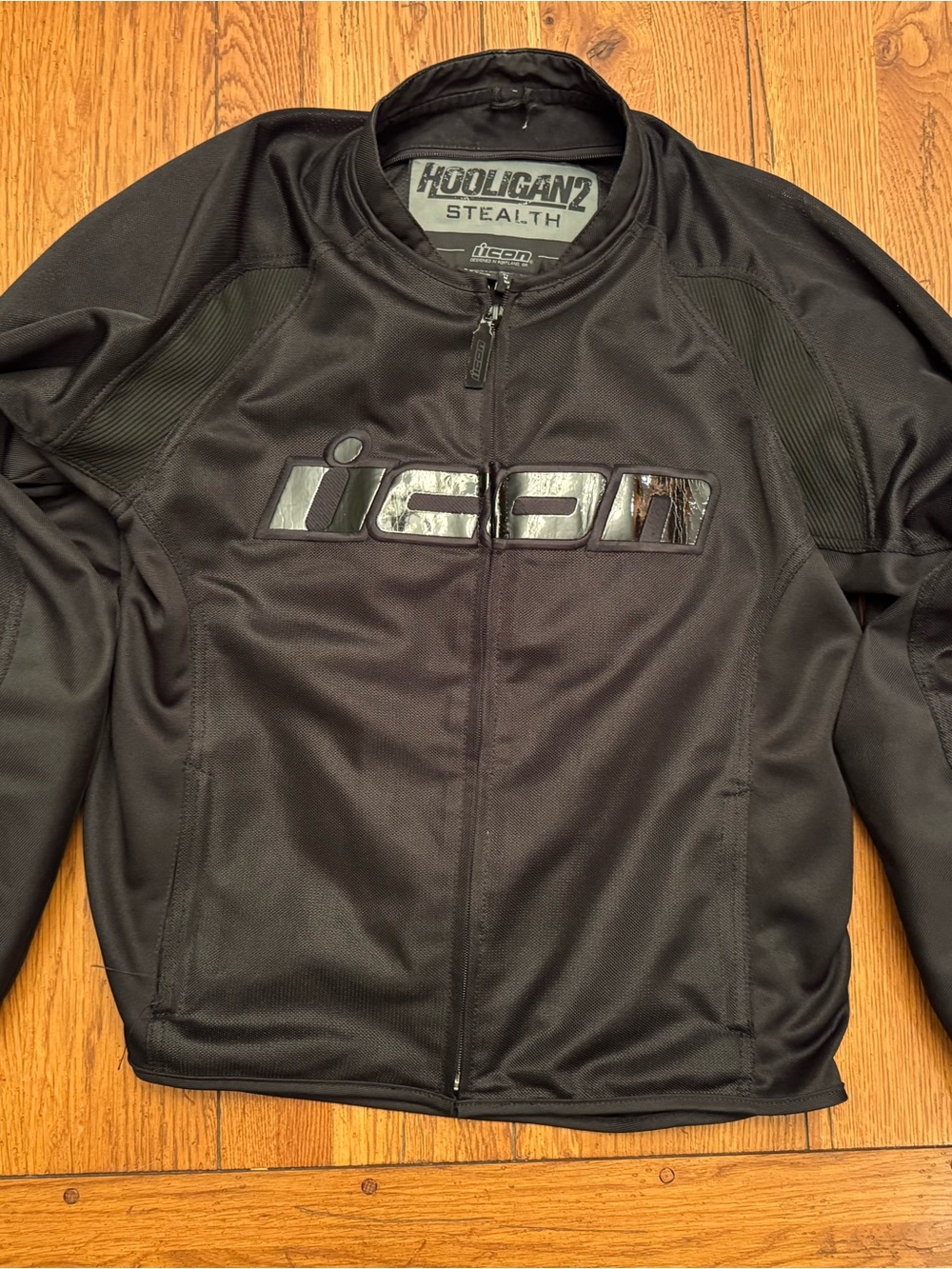 Icon Hooligan 2 Stealth Motorcycle Jacket - Men's Medium - Like New